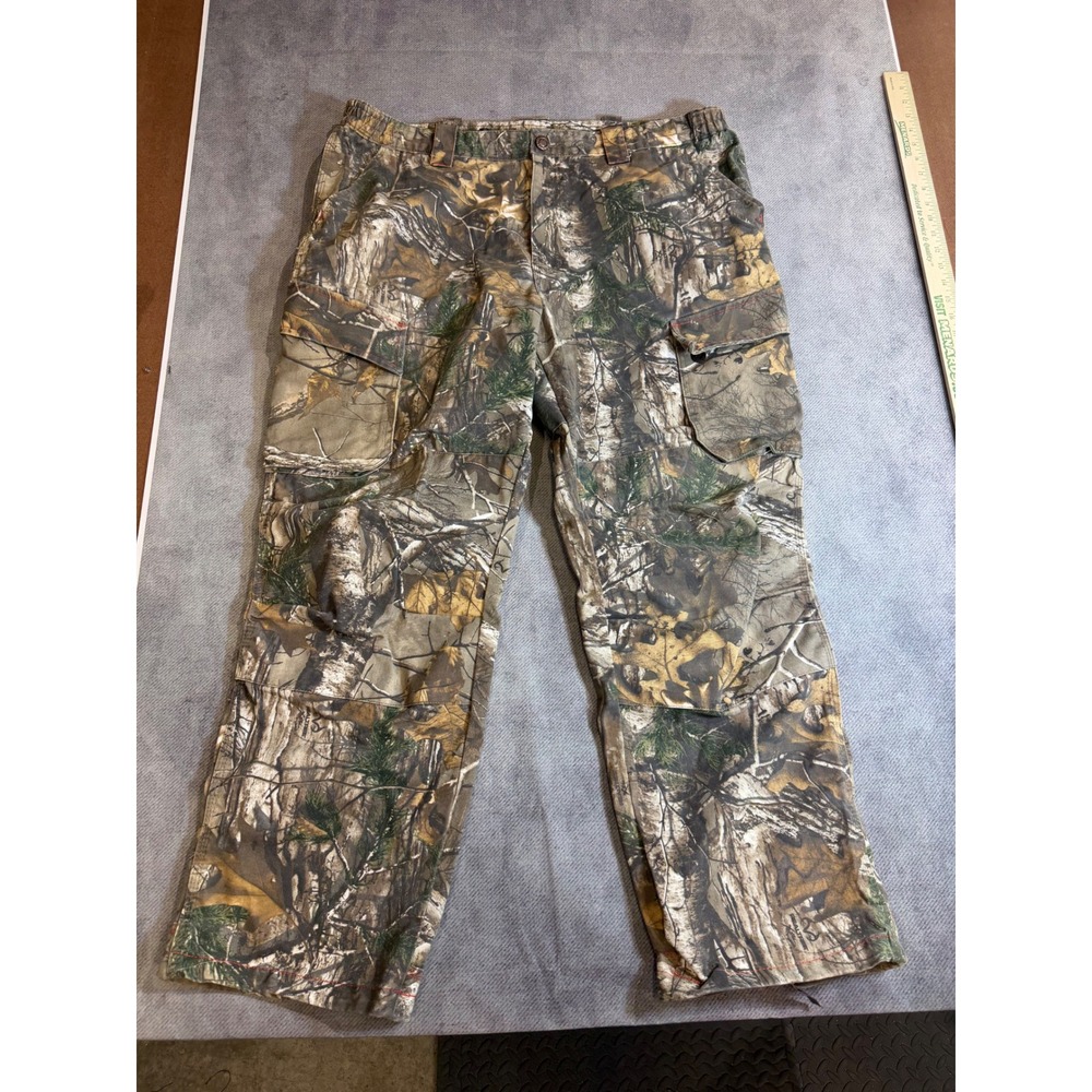 RedHead Mens Realtree Camo Cargo Pants 2XL Forest Hunting Outdoor Trousers